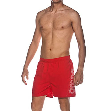 arena Fundamentals Logo Badeshorts Herren für Pool und Meer, Schwimmshorts aus Weichem und Schnelltrocknendem Material, Badehose mit Netz-Innenslip im Sale